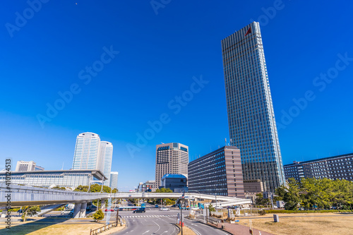 Makuhari New City, Chiba Prefecture, Japan. Makuhari is a new business district near Tokyo. photo