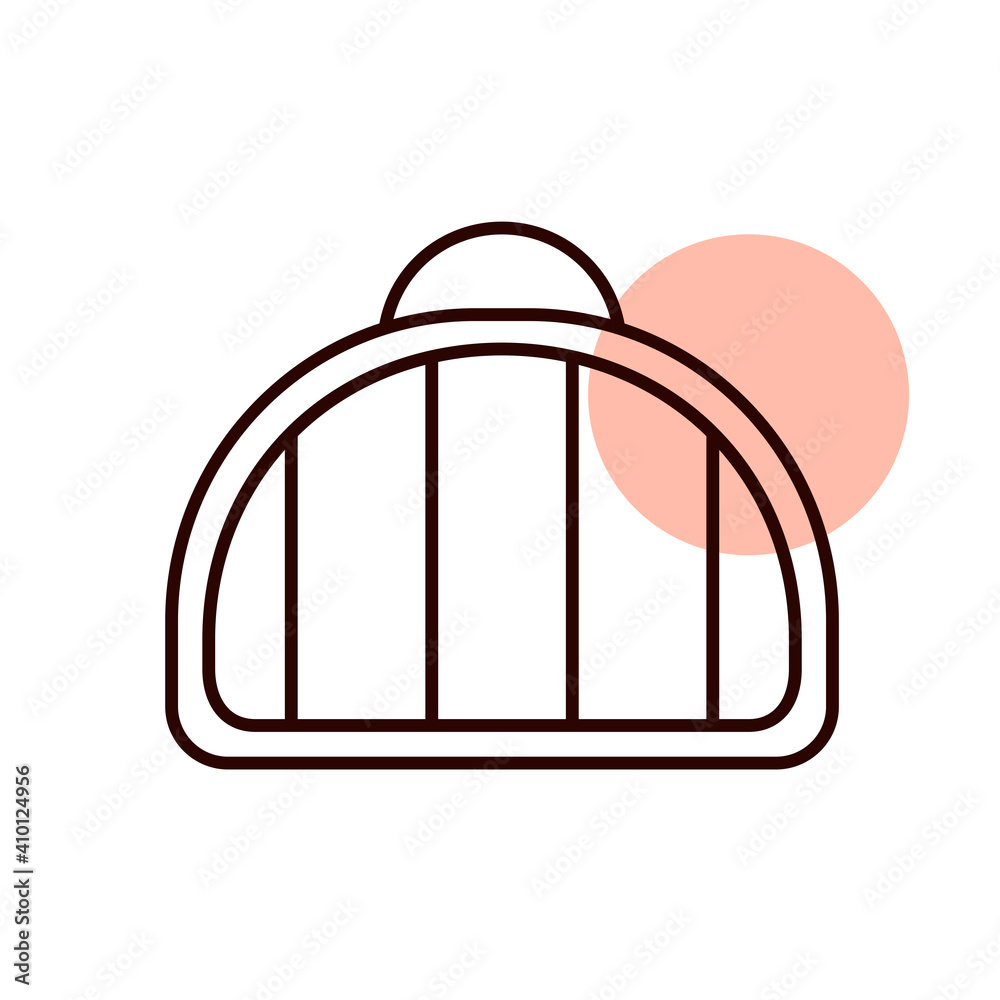 Pet carrier vector icon. Pet animal sign Pet carrier vector icon. Pet animal sign
