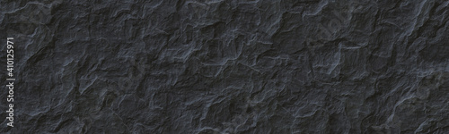 Dark gray rock slate background.Stone gray texture.