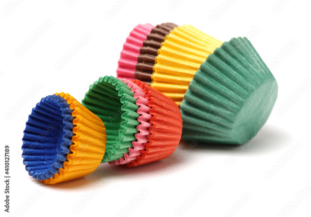 cupcake liners isolated on white background cupcake liners isolated on white background