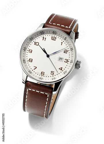 sport wristwatch for man isolated