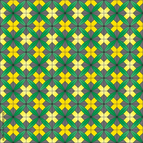 Tile background with ornament.