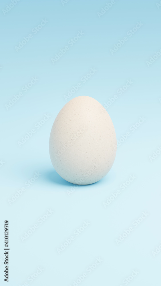Background with single easter egg in a stack formation. Holiday season concept backdrop. 3D Rendering Background with single easter egg in a stack formation. Holiday season concept backdrop. 3D Rendering