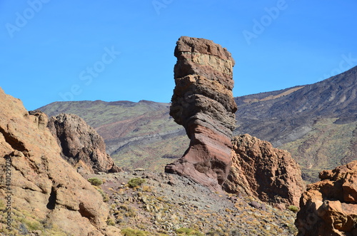 Rocks at the foot of Taide volcano photo
