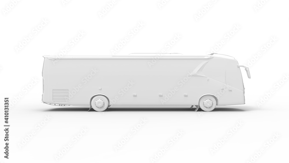 Bus coach vehicle 3d rendering of a computer model isolated. Bus coach vehicle 3d rendering of a computer model isolated.