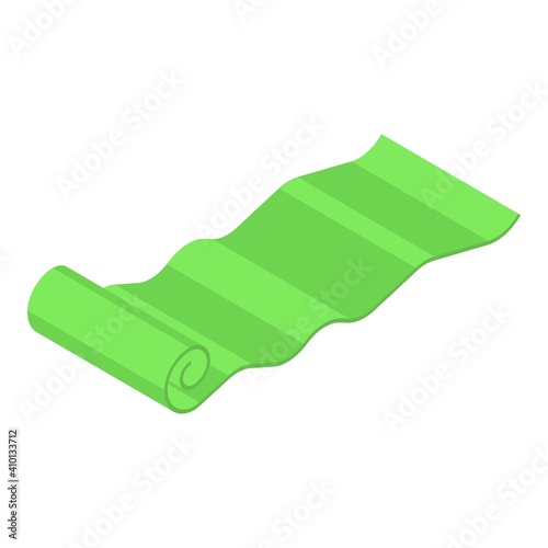 Sport mat icon. Isometric of sport mat vector icon for web design isolated on white background