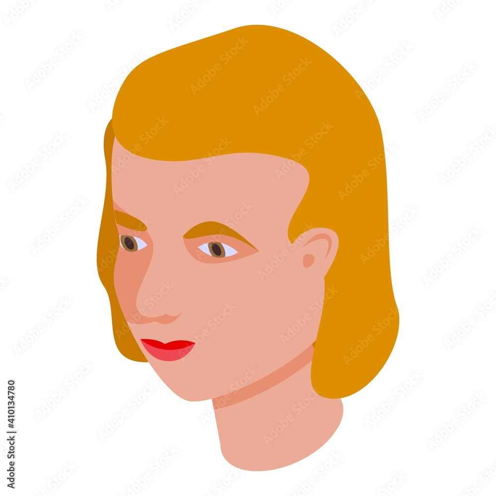 Happy teen icon. Isometric of happy teen vector icon for web design isolated on white background Happy teen icon. Isometric of happy teen vector icon for web design isolated on white background