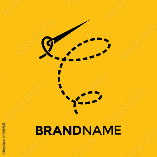 Initial Needle Logo
