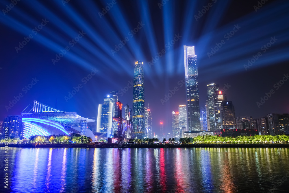 Fototapeta premium 広州 夜景