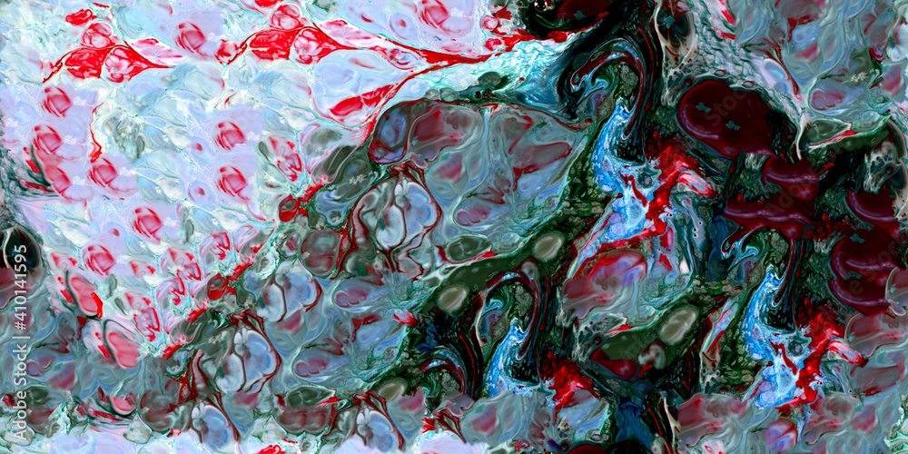 Abstract Colorful Paint Surreal Samless and Tileable Background