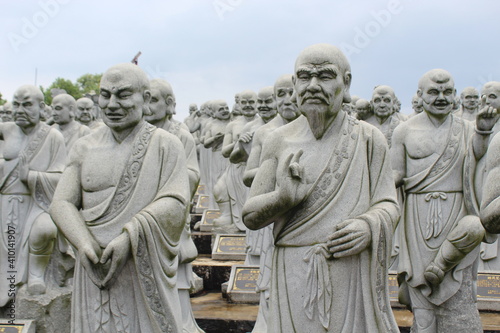 Peaceful Ground & Realistic Statues in Tanjung Pinang, Indonesia