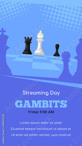 Modern Trendy Story Template for Chess Streaming