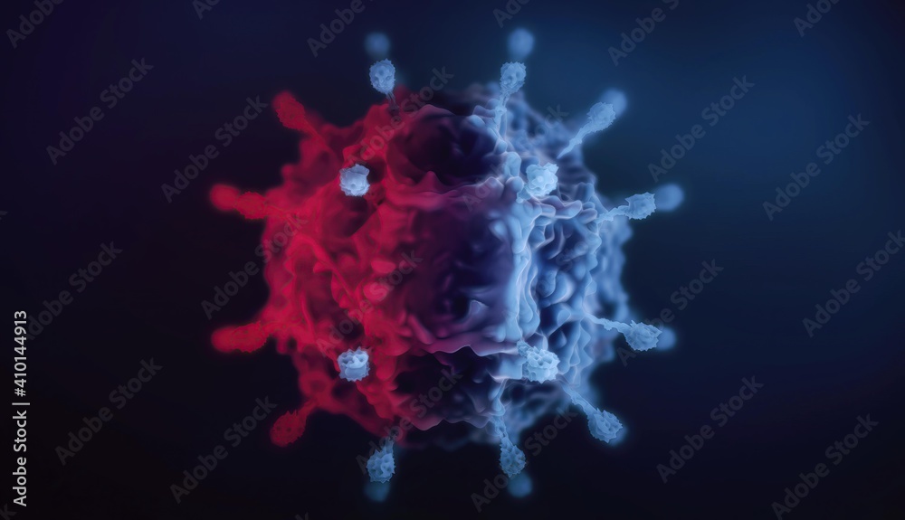 Obraz premium Flu Virus
