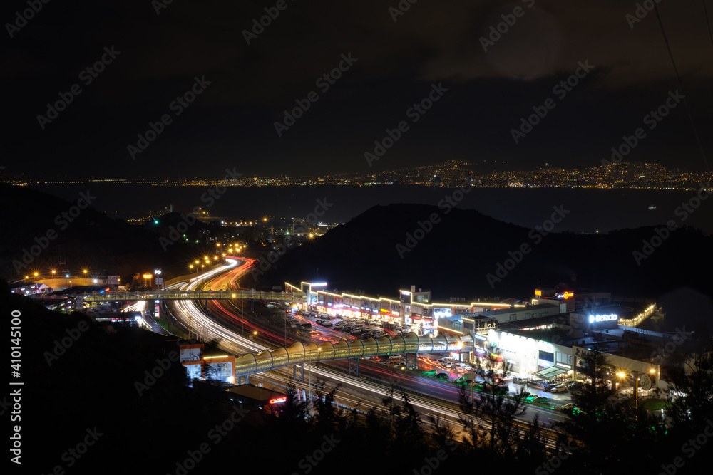 Obraz premium night exposure Selway Outlet, December 15, 2017