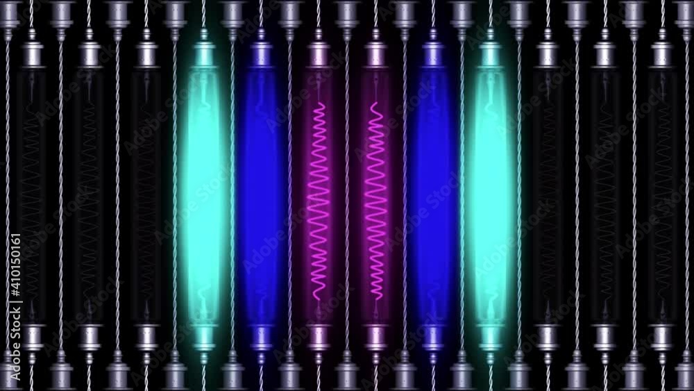 Lights Flashing Panel Looped Video
