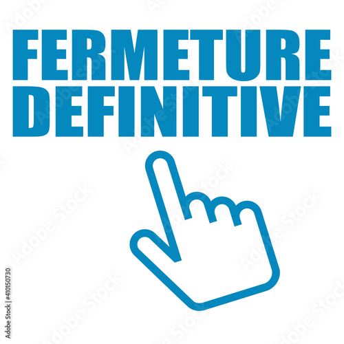 Logo fermeture définitive.