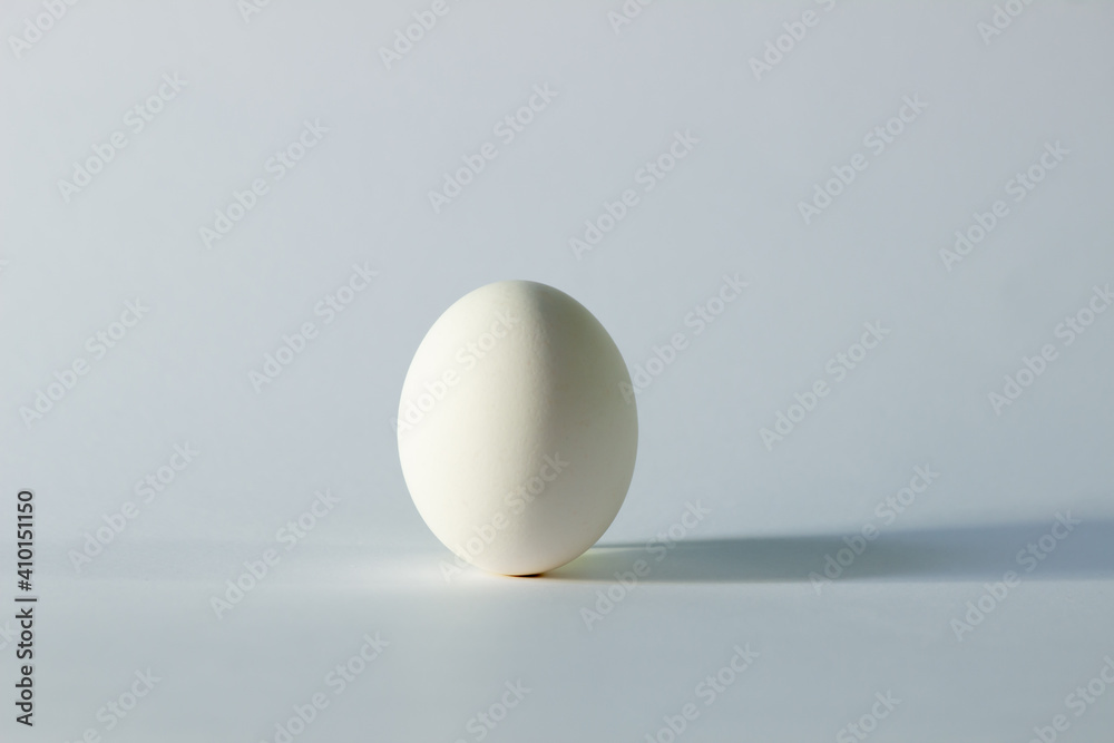 white egg on a white background. creative idea. equilibrium and balance concept. white egg on a white background. creative idea. equilibrium and balance concept.