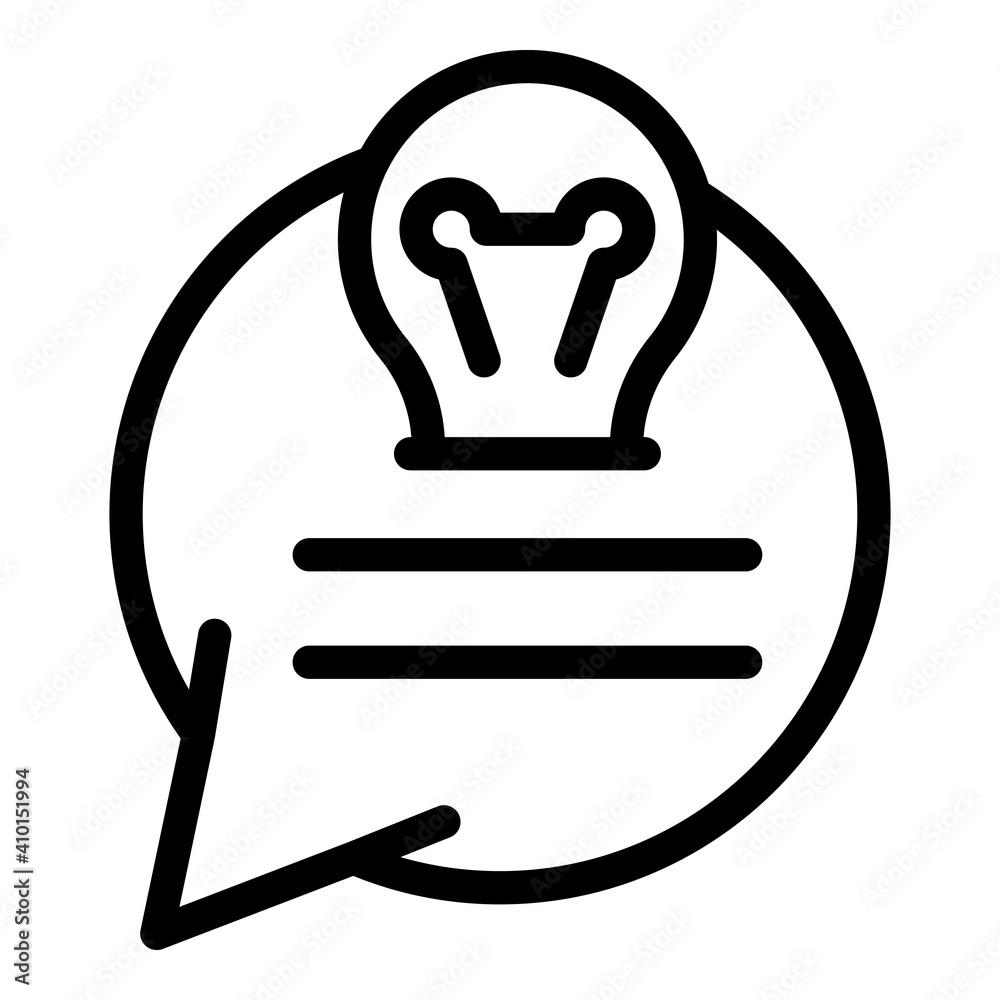 Hint tips icon. Outline hint tips vector icon for web design isolated on white background Hint tips icon. Outline hint tips vector icon for web design isolated on white background
