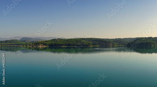 The Sichar reservoir in Ribesalbes  Castellon