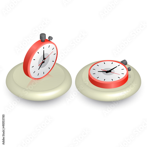 Set of stopwatch icons