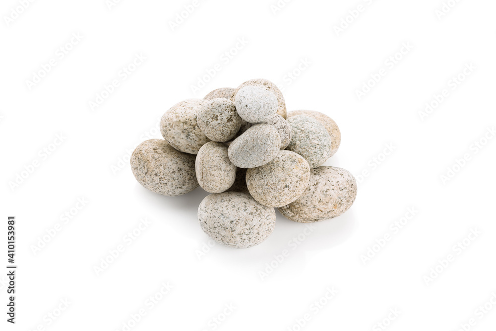 Rocks on white background Rocks on white background