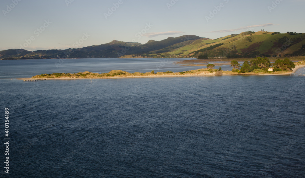 Coastal landscape in Otago Peninsula. Otago. South Island. New Zealand.