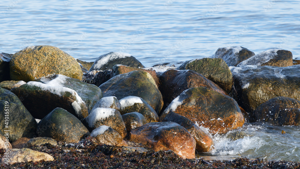 Obraz premium Winter an der Ostsee