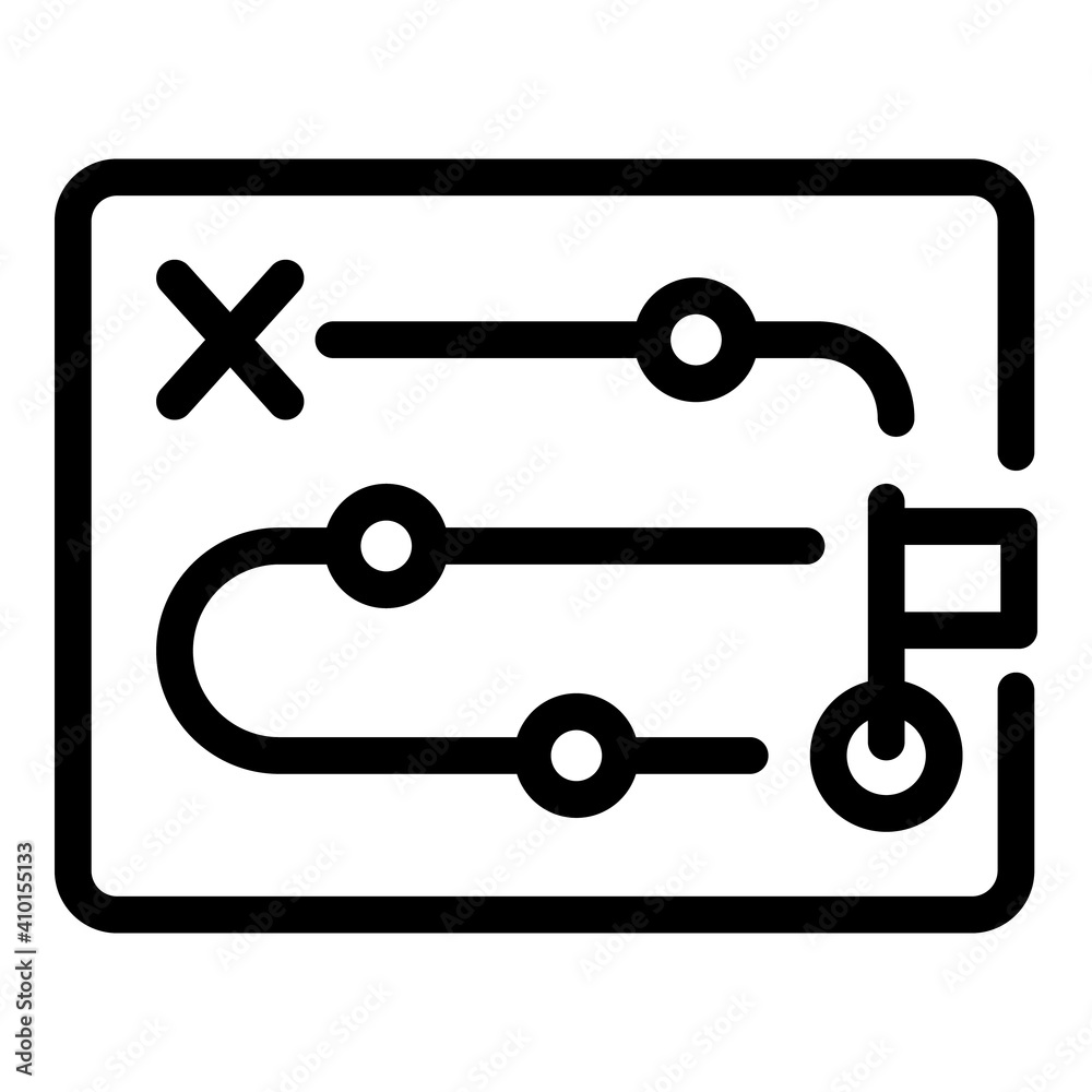 Itinerary icon. Outline itinerary vector icon for web design isolated on white background Itinerary icon. Outline itinerary vector icon for web design isolated on white background