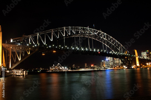 city harbour bridge at night © Roberta