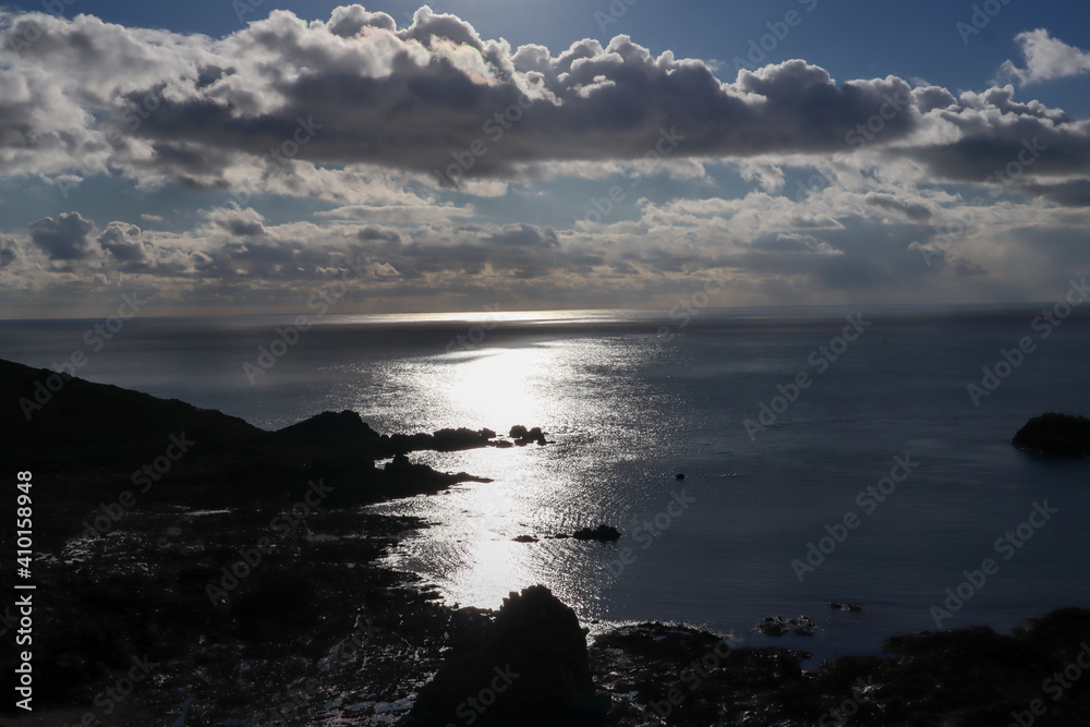 Fototapeta premium sunset over the sea