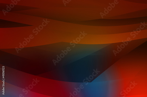 Abstract background with colorful gradient. Vibrant graphic wallpaper with stripes design. Fluid 2D illustration of modern movement.