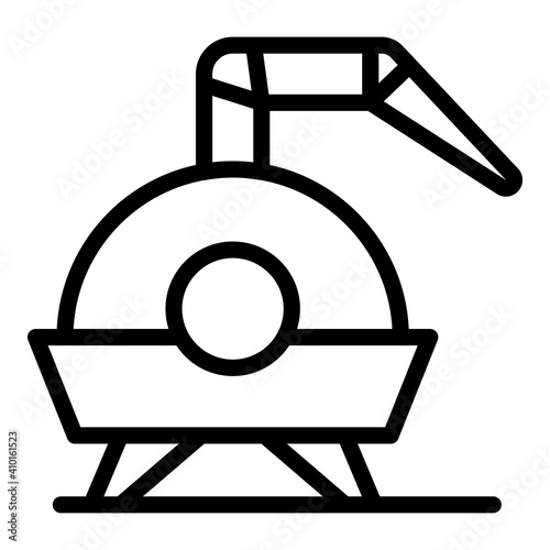 Bourbon device icon. Outline bourbon device vector icon for web design isolated on white background