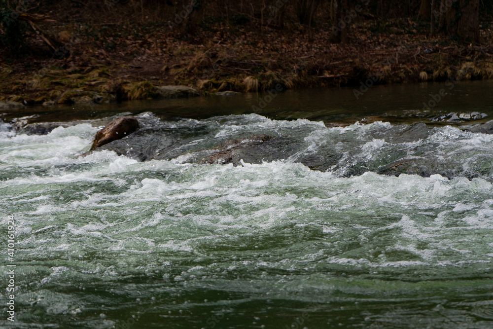 Fototapeta premium Water Stream Turbulence Rapids Austria 16