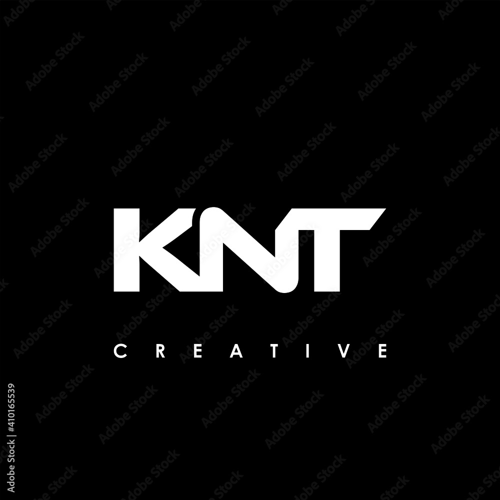 KNT Letter Initial Logo Design Template Vector Illustration