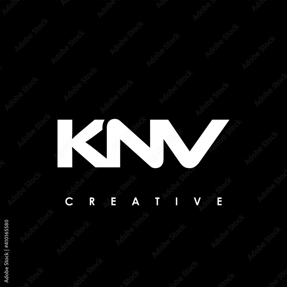 KNV Letter Initial Logo Design Template Vector Illustration KNV Letter Initial Logo Design Template Vector Illustration