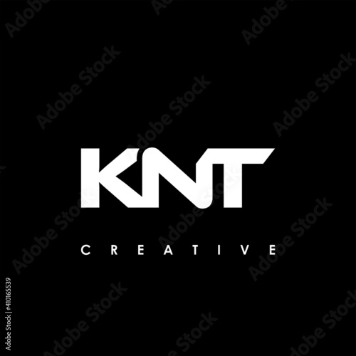 KNT Letter Initial Logo Design Template Vector Illustration