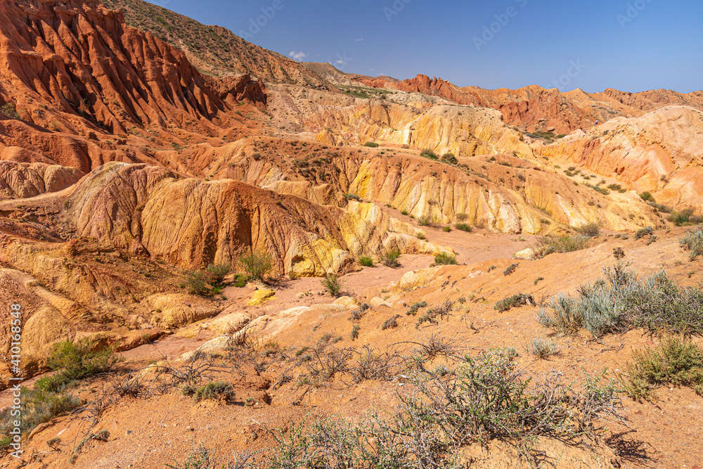 Fototapeta premium Fairytale canyon Skazka in Kyrgyzstan