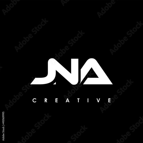 JNA Letter Initial Logo Design Template Vector Illustration photo