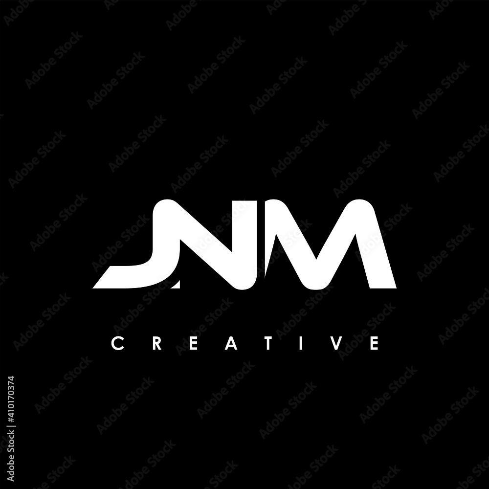 JNM Letter Initial Logo Design Template Vector Illustration