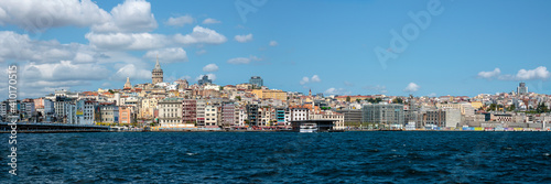 Photography Panoramic Cityscape of Istanbul across the Golden Horn