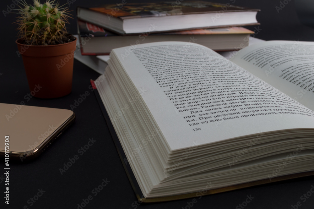 Fototapeta premium book with a candle