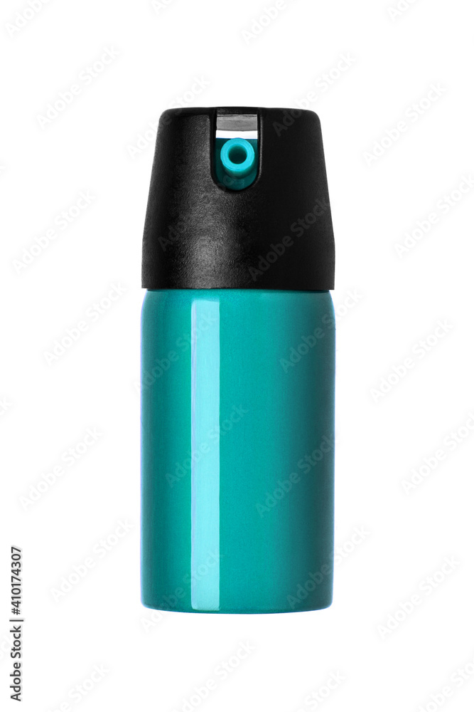 Pepper spray isolate on a white back. Non-lethal means of self-defense. Pepper spray isolate on a white back. Non-lethal means of self-defense.