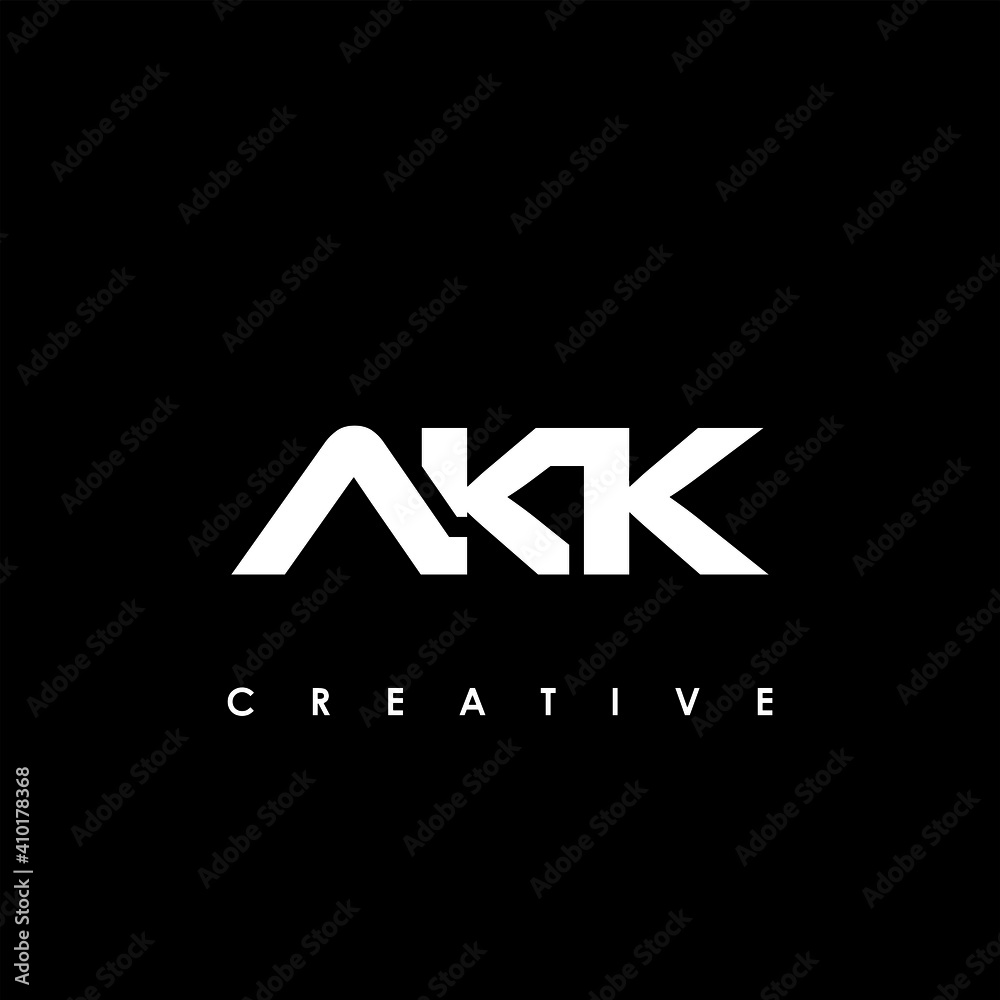AKK Letter Initial Logo Design Template Vector Illustration