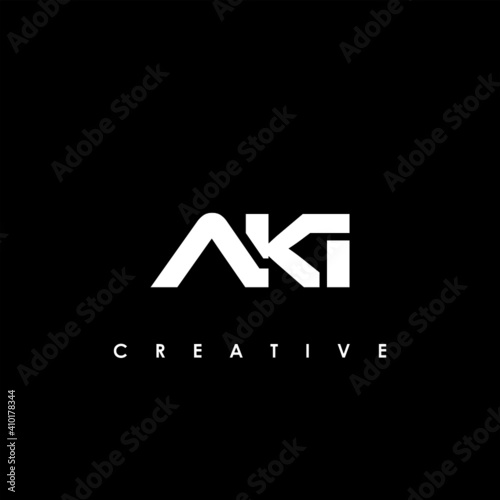 AKI Letter Initial Logo Design Template Vector Illustration photo