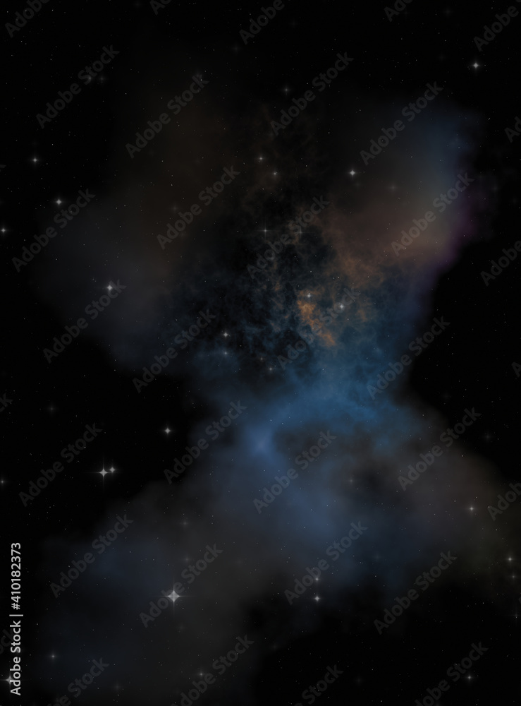 Star field in galaxy space with colorful nebula. Sci fi background of deep space. Ethereal wallpaper. Star field in galaxy space with colorful nebula. Sci fi background of deep space. Ethereal wallpaper.