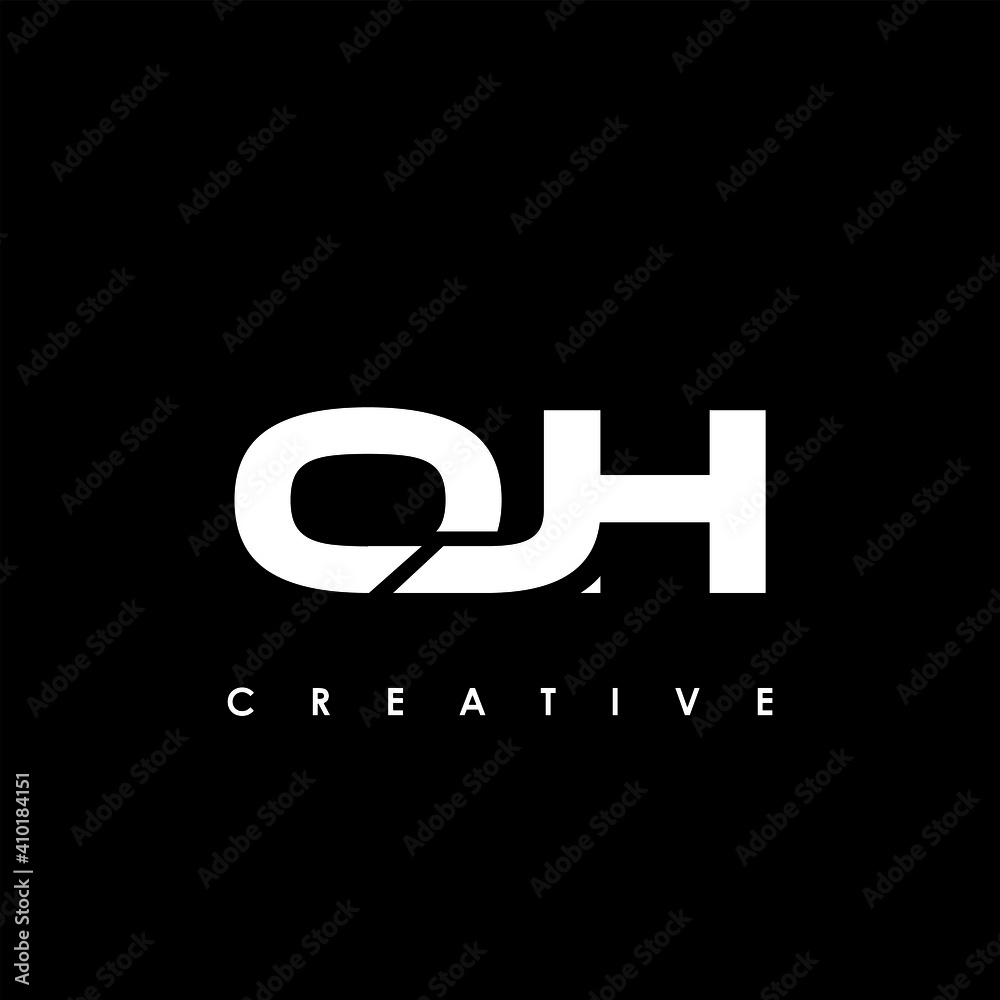 OJH Letter Initial Logo Design Template Vector Illustration OJH Letter Initial Logo Design Template Vector Illustration