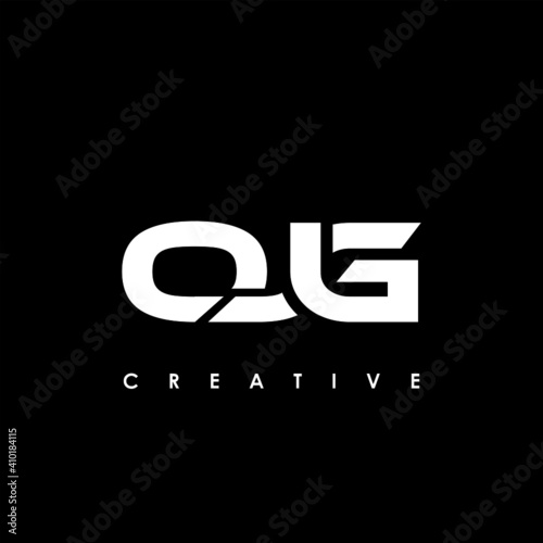 OJG Letter Initial Logo Design Template Vector Illustration