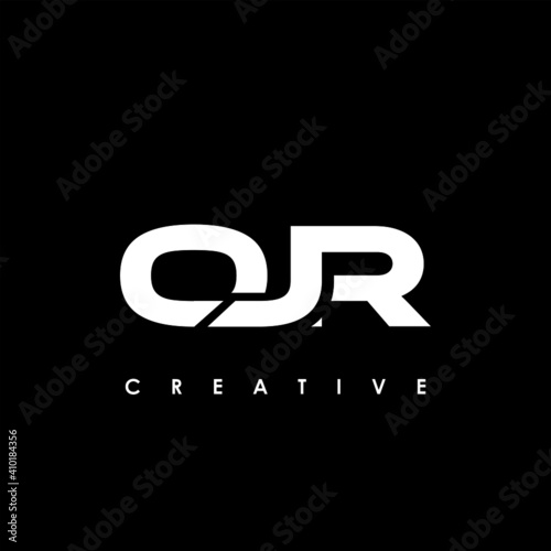 OJR Letter Initial Logo Design Template Vector Illustration