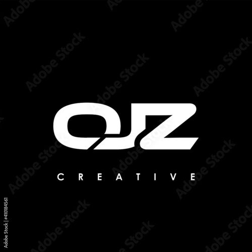 OJZ Letter Initial Logo Design Template Vector Illustration