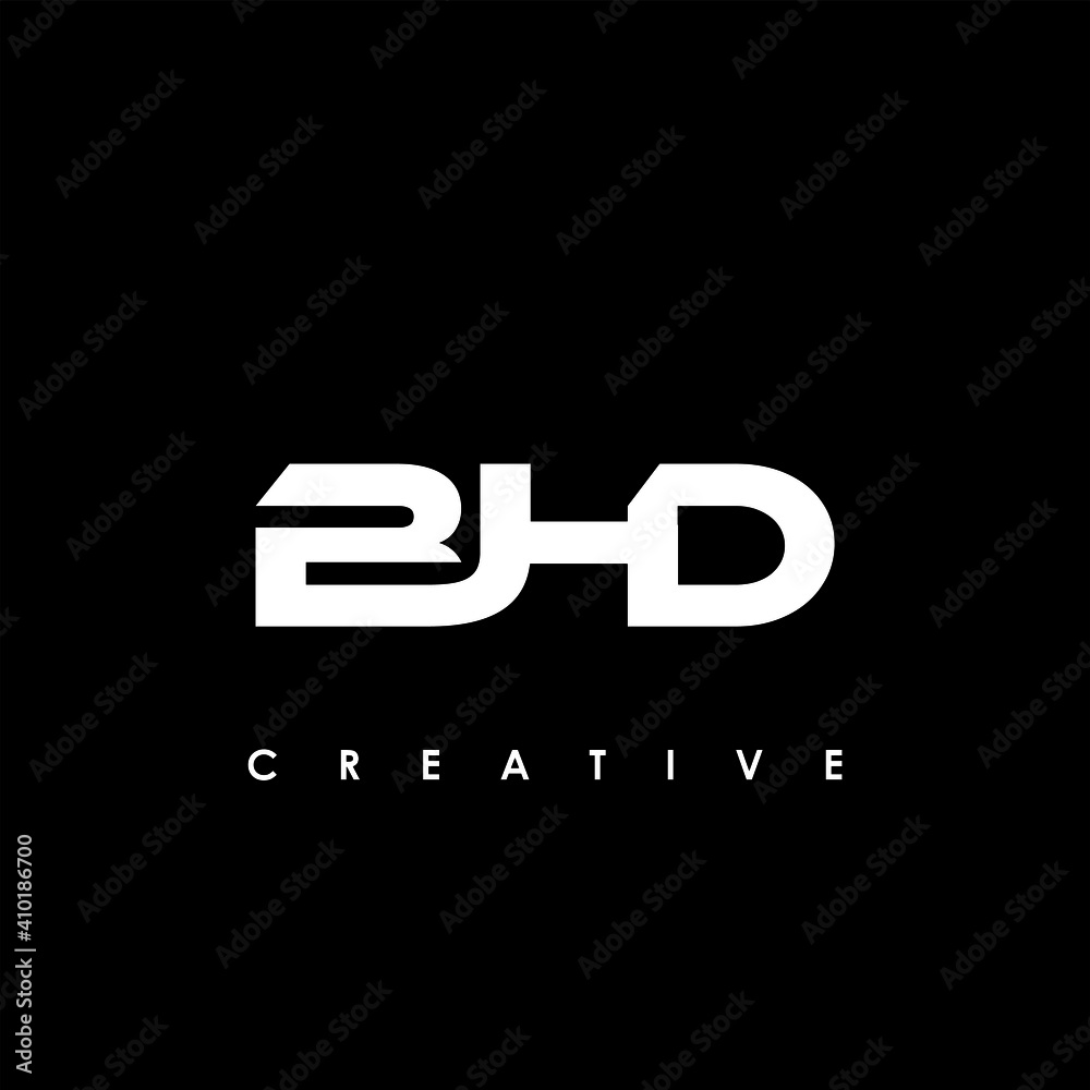 BHD Letter Initial Logo Design Template Vector Illustration BHD Letter Initial Logo Design Template Vector Illustration